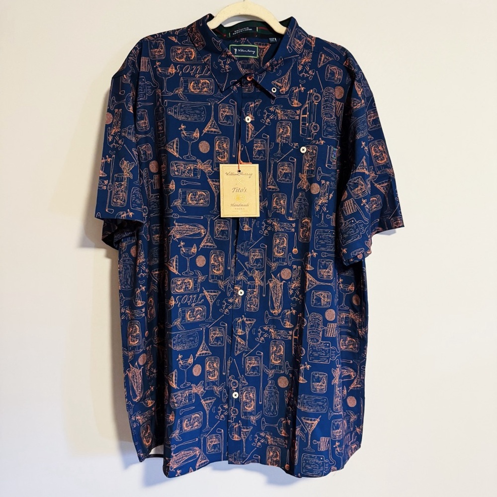 William Murray - Tito’s Vodka Short Sleeve Button Dow Shirt